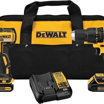 DEWALT 20V MAX Cordless Drill, Impact Driver, 2-Tool Power Tool Combo Kit, Brushless Power Tool Set with 2 Batteries and Charger Included (DCK277D2)