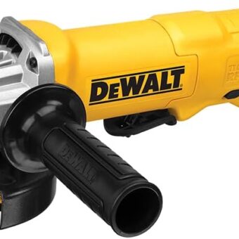 DEWALT Angle Grinder, 4.5 Inch, 11 Amp, With Paddle Switch (DWE402)