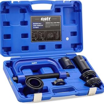 Orion Motor Tech Ball Joint Press Kit, Heavy Duty Ball Joint Removal Tool Kit with 4x4 Adapters, for Most 2WD and 4WD Cars and Light Trucks