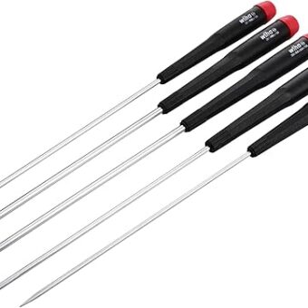 Wiha 26192 Slotted and Phillips Screwdriver Set, 5 Piece