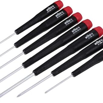 Wiha 26197 7 Piece Precision Slotted and Phillips Screwdriver Set