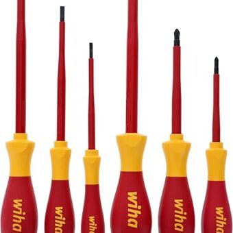 Wiha 32092 Slotted And Phillips Insulated Screwdriver Set, 1000 Volt