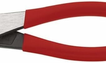 Klein Tools D248-8 Pliers, Made in USA, Diagonal Cutting Multi-Purpose Pliers with Angled Head, High-Leverage Design, and Short Jaw, 8-Inch