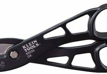 Klein Tools 89556 Metal Cutter, Tin Snips Cut Tin, Copper, Aluminum, Vinyl, Steel and Stainless Steel, 12-Inch