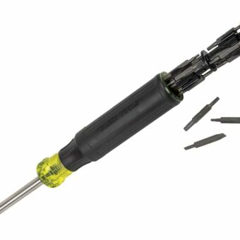 Klein Tools 32328 Precision Screwdriver, 27-in-1 Multi-Bit Screwdriver, Bits for Apple Product Repair, Rare-Earth Magnet, Electronic Repair