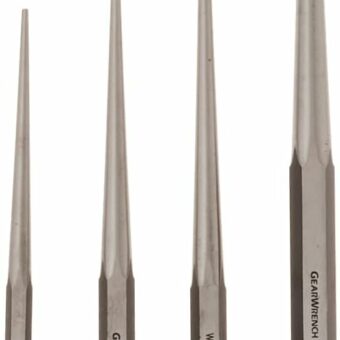 GEARWRENCH 4 Piece Long Taper Punch Set, 82307