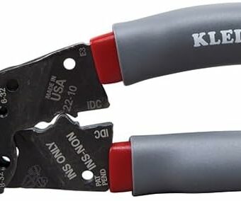 Klein Tools 1019 Klein Kurve Wire Stripper / Crimper / Cutter for B and IDC Connectors, Made in USA, Terminals, More