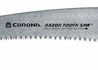 Corona Tools 18-Inch RazorTOOTH Pruning Saw | Heavy-Duty Hand Saw with Curved Blade | D-Handle Design for Gloved or 2-Handed Operation | Cuts Branches Up to 10" in Diameter | RS 7510D