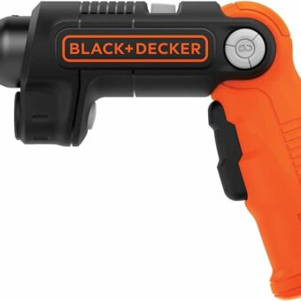 BLACK+DECKER 4V MAX* Cordless Screwdriver with LED Light (BDCSFL20C)