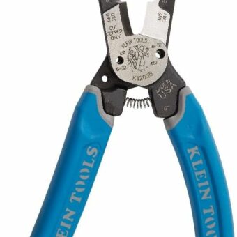 Klein Tools K12035 Klein-Kurve Wire Cutters, Heavy Duty Wire Stripping Tool, Made in USA