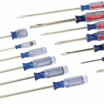 CRAFTSMAN Screwdriver Set, Slotted & Phillips, 14Piece (CMHT65045)