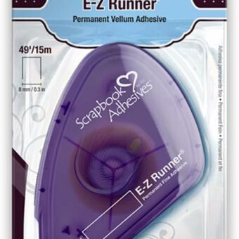 Scrapbook Adhesives by 3L Runner, E-Z Fine Permanent Adhesive Dispenser, 49-Feet, One Size