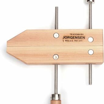 Jorgensen 10-Inch Adjustable Handscrew, Brown