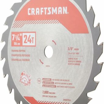 CRAFTSMAN 7-1/4" Miter Saw Blade, 24-Tooth, 3 Pack (CMAS2725243)