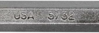 Mayhew Tools 71003 SAE Pin Punch, 5/32 x 1" Pin, 5" OAL x 5/16" Body, Shot Blast Finish