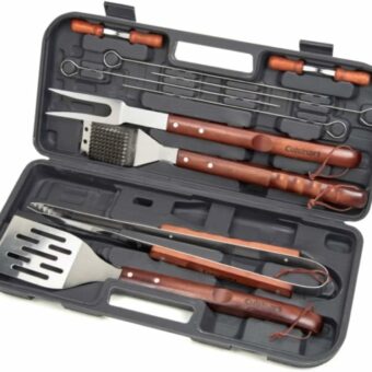 Cuisinart CGS-W13 Wooden Handle Tool Set, Black (13-Piece)