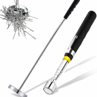 Telescoping Magnetic Sweeper 35 LBs Bundle 10 LBs Magnet Pickup Tool