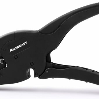 Knoweasy Wire Stripper : 2-in-1 Heavy Duty Wire Stripper Plier and Cutter for 32-7 AWG (0.03mm²-10mm²), Essential Stripping and Cutting Tool for Professionals and DIY Enthusiasts