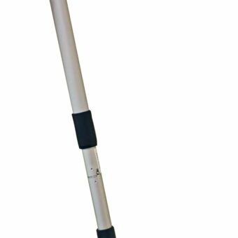 Master Magnetics Magnet Sweeper - Mini Push-Type with Release, 13" Sweeping Width, Telescoping Handle, 07294