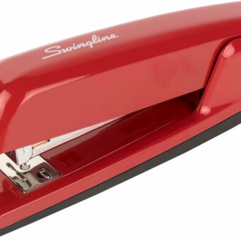 Swingline Stapler, 30 Sheet Capacity, 747 Business Stapler, Jam Free, Metal, Rio Red (74736)