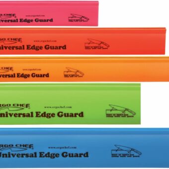 Ergo Chef 5pc Universal Knife Edge Guard Set Multicolored / Multi-sized / for Chef knife, Santoku, Bread, Utility and Paring knives