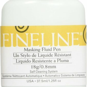 Fineline Applicators Fineline 18ga Std Tip Masking Fluid Pen 1.25oz, 1.25 Fl Oz (Pack of 1)