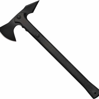 Cold Steel Drop Forged Tomahawk Survival Hatchet - Great for Camping, Survival, Outdoors and Chopping Wood, Trench Hawk - Black, One Size