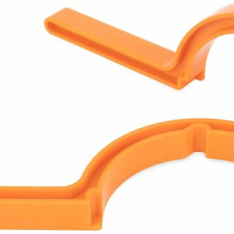 Camco RhinoFLEX RV Sewer Hose Wrenches, 2-Pack, Orange