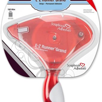 Scrapbook Adhesives by 3L 01250-6 Double-Sided E-Z Runner Grand Adhesive Dispenser, Recyclable, 150-feet, RED, 150 Foot