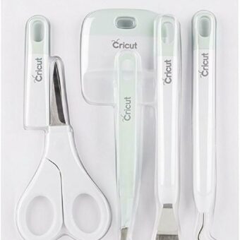 Cricut Basic Tool Set - 5-Piece Precision Tool Kit for Crafting and DIYs, Perfect for Vinyl, Paper & Iron-on Projects, Great Companion for Cricut Cutting Machines, Mint