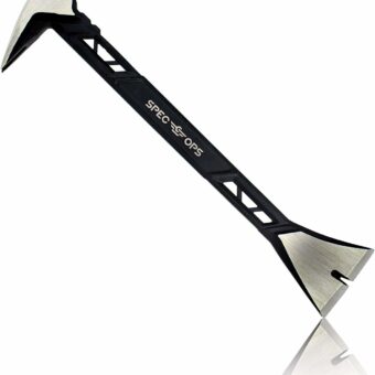 Spec Ops Tools 11" Molding Pry Bar Nail Puller Cats Paw, High-Carbon Steel, 3% Donated to Veterans,