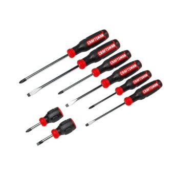 CRAFTSMAN Screwdriver Set, Bi-Material, 8 Piece Set (CMHT65075N)