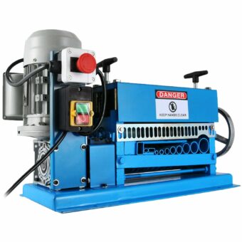 VEVOR Wire Stripping Machine 0.06-1.5 inch,Wire Stripper Machine 11 Channels 10 Blades, Automatic Wire Stripping Tool with Manual Hand Cranked Industrial for Recycling Copper Wire Stripper