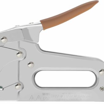 Arrow T25 Heavy Duty Staple Gun for Low Voltage Cables and Wires up to 1/4-Inch Diameter - Silver