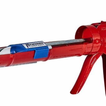 Newborn 102D Drip-Free Smooth Hex Rod Cradle Caulking Gun, 1/10 Gallon Cartridge, 10:1 Thrust Ratio