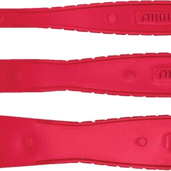 ALLWAY SD3 3-Piece Celcon Plastic Detail Putty Knife Set, 3/8", 5/8", 1"