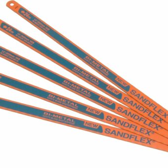 SnapOn 3906-300-24-5P Bahco 12-Inch Sand Flex Bi Metal Hand Hacksaw Blade, 5-Pack