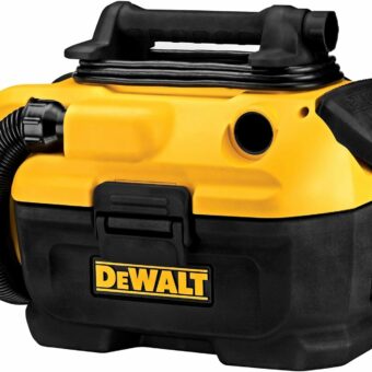 DEWALT 20V MAX Wet/Dry Vacuum, Cordless and Corded, Versatile Power Source, Portable Shop Vacuum, Tool Only (DCV581H)