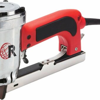 ROBERTS 10-600 3/16" Crown, 120V, 15-Amp, 20 Gauge Electric Stapler with Carrying Case, Red