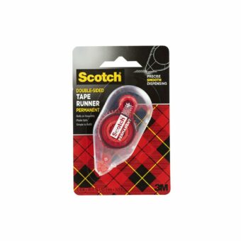 Scotch Adhesive Dot Roller, .31 in x 49 ft, Red Dispenser, Great for Home, Office and School Projects (6055)