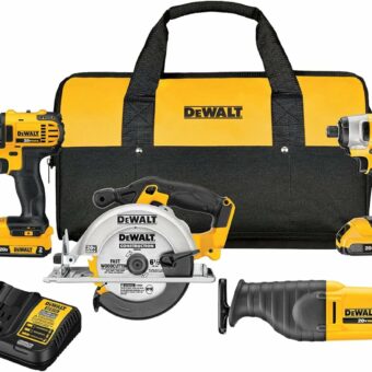 DEWALT 20V MAX Combo Kit, Power Tool Combo Kit, Compact 6-Tool (DCK620D2)