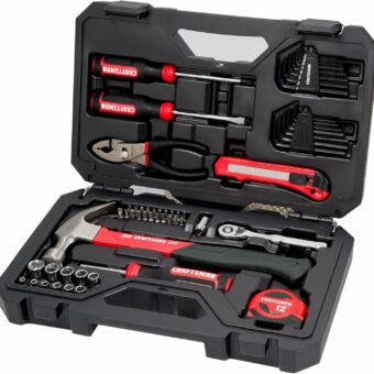 CRAFTSMAN 57 Piece Mechanics Tool Set/Home Tool Set (CMMT99447)