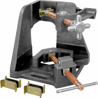 Strong Hand Tools WAC35-SW Strong Hand 3-Axis Fixture Vise with Quick Acting Screw, Two Stand-Offs, Swing Away Arm with 3.75" Miter Joint, 2.45" T-Clearance