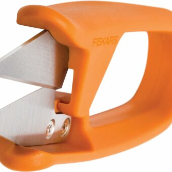 Fiskars Thread Snip Scissors, Gray Orange 7.13 x 3.75 x 0.63