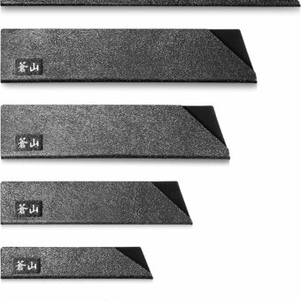 Cangshan 61741 6-Piece Knife Edge Guard Set, Black