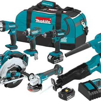 Makita XT706 3.0Ah 18V LXT Lithium-Ion Cordless Combo Kit (7 Piece)