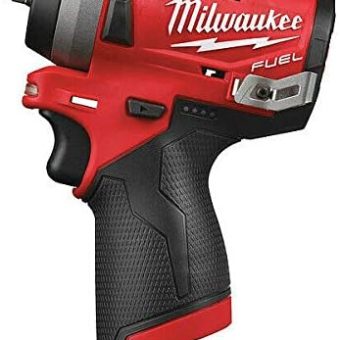 MILWAUKEE 2552-20 M12 FUEL 1/4" Stubby Cordless Impact Wrench, Bare Tool