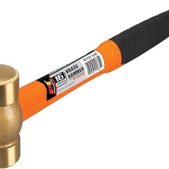 Performance Tool W1137 Solid Brass Hammer, 16 oz