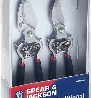 Spear & Jackson CUTTINGSET8 Traditional Bypass & Anvil Pruner/Secateur Set