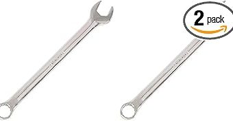 Urrea 12-Point Combination Wrench - 7/16" Mechanics Tool with Hot Drop Forged Construction & Satin Finish - 1214A (Pack of 2)